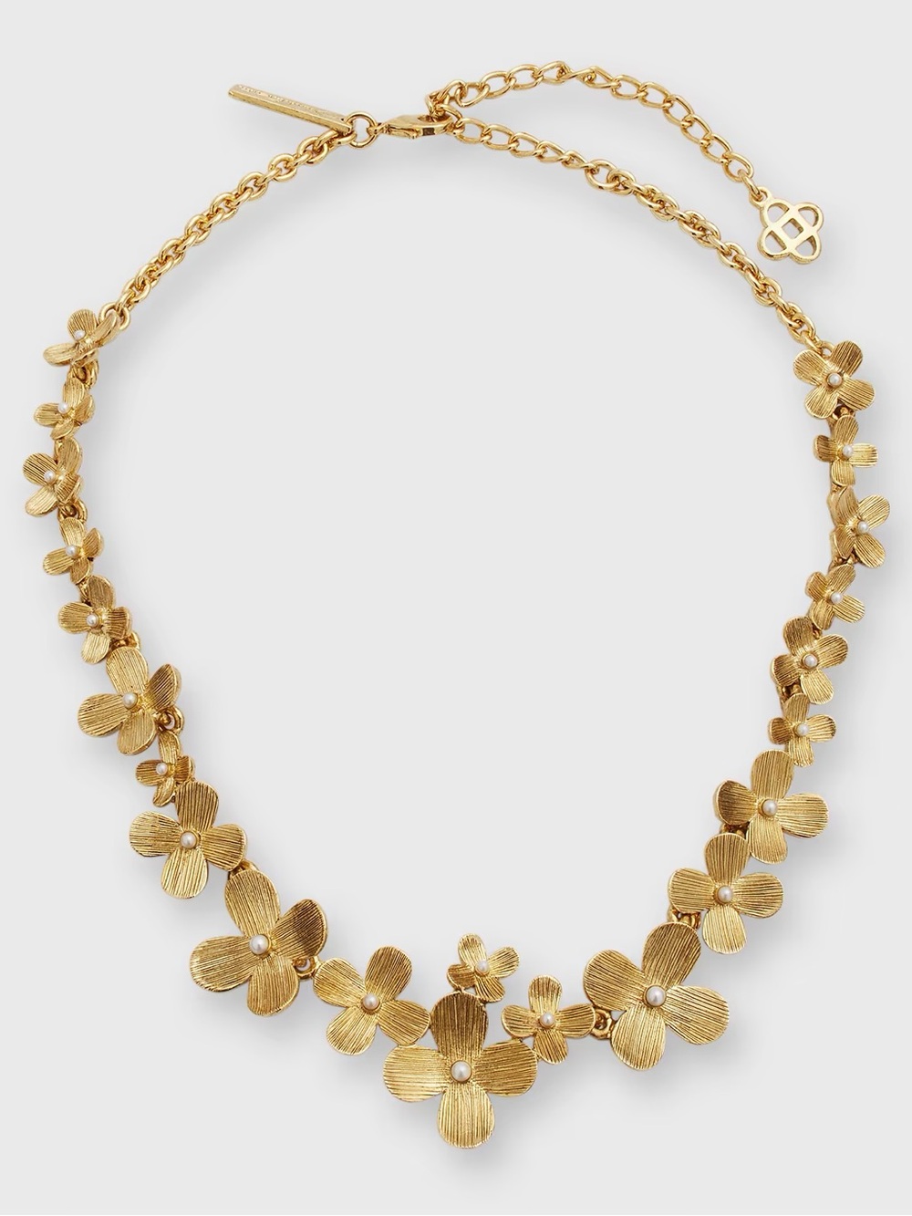 Oscar de la Renta Hydrangea Necklace